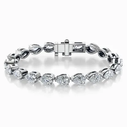 Picture of Tennis, Pear-Cut Diamonds